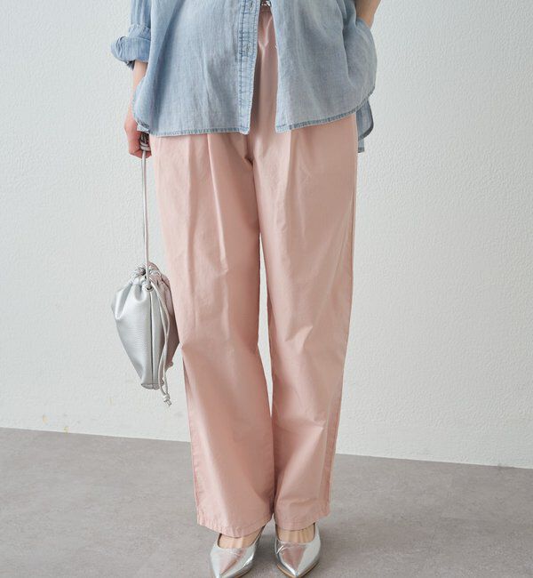  「【リニューアル/M・Lサイズあり】高密度コットン製品染めコクーンパンツ」|その他|