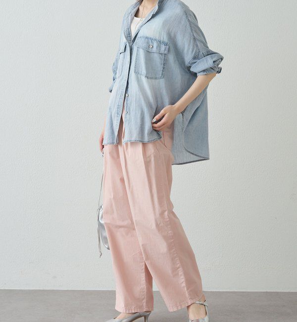  「【リニューアル/M・Lサイズあり】高密度コットン製品染めコクーンパンツ」|その他|