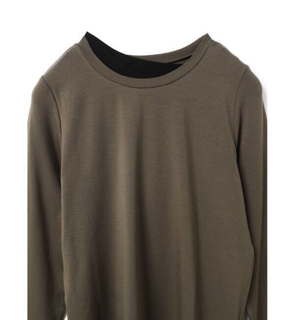 mizuiro ind「mizuiro ind レイヤードTシャツ」|Tシャツ・カットソー|