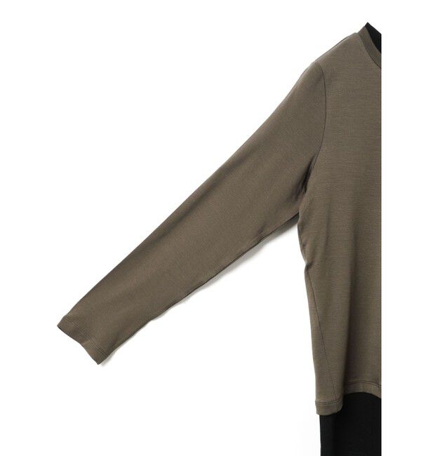 mizuiro ind「mizuiro ind レイヤードTシャツ」|Tシャツ・カットソー|