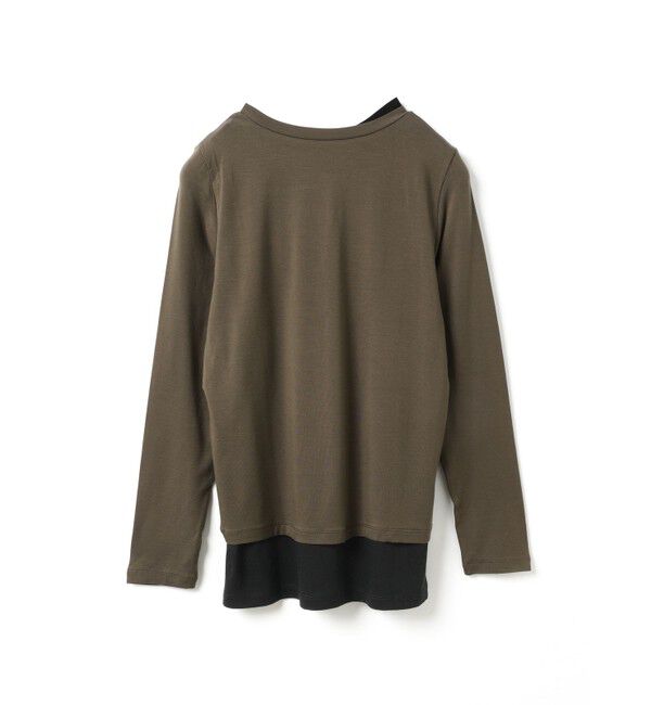 mizuiro ind「mizuiro ind レイヤードTシャツ」|Tシャツ・カットソー|