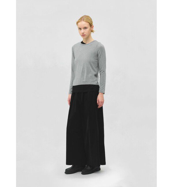 mizuiro ind「mizuiro ind レイヤードTシャツ」|Tシャツ・カットソー|