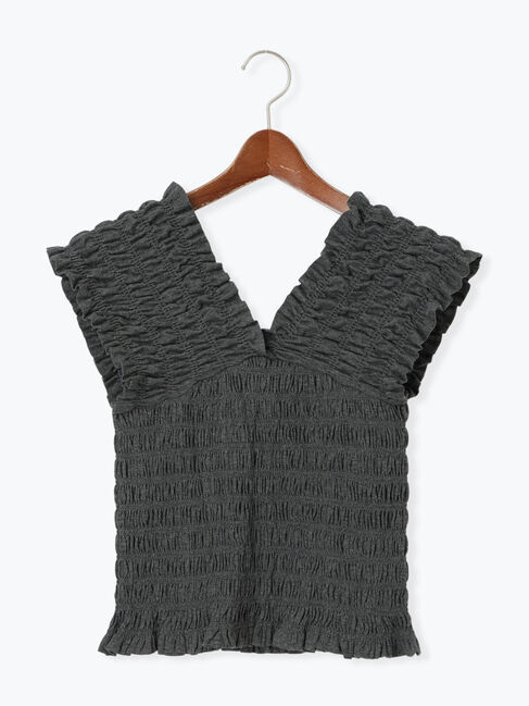 Te chichi「2WAYシャーリングカットソートップス」|Tシャツ・カットソー|