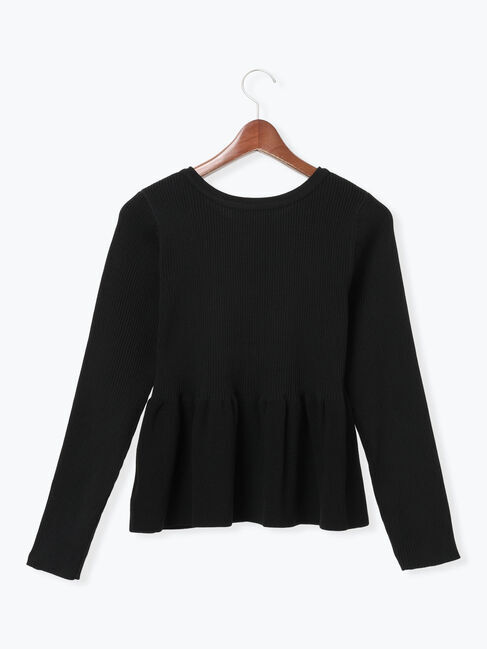 Te chichi「前後2WAYペプラムカーディガン」|カーディガン|