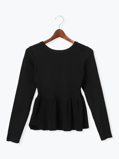 Te chichi「前後2WAYペプラムカーディガン」|カーディガン|