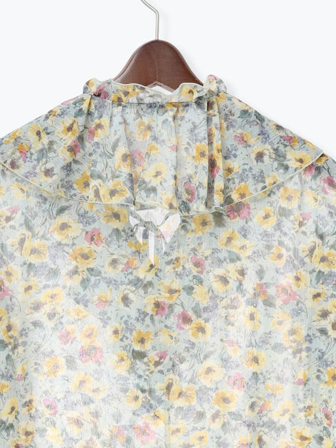 Te chichi「フラワープリントフリルブラウス」|シャツ・ブラウス|