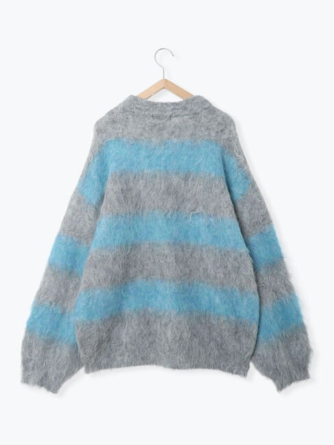 SM2「シャギーワイドボーダーニット」|ニット・セーター|