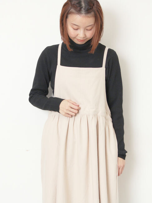 Samansa Mos2「【マシンウォッシャブル】もちもちリブタートルネックニット」|ニット・セーター|ブラック