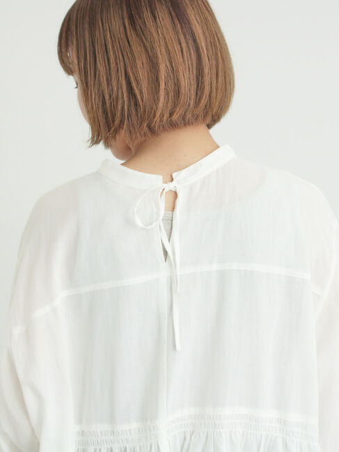 Samansa Mos2「2WAYシアーティアードチュニック」|シャツ・ブラウス|