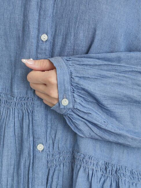 Samansa Mos2「2WAYシアーティアードチュニック」|シャツ・ブラウス|