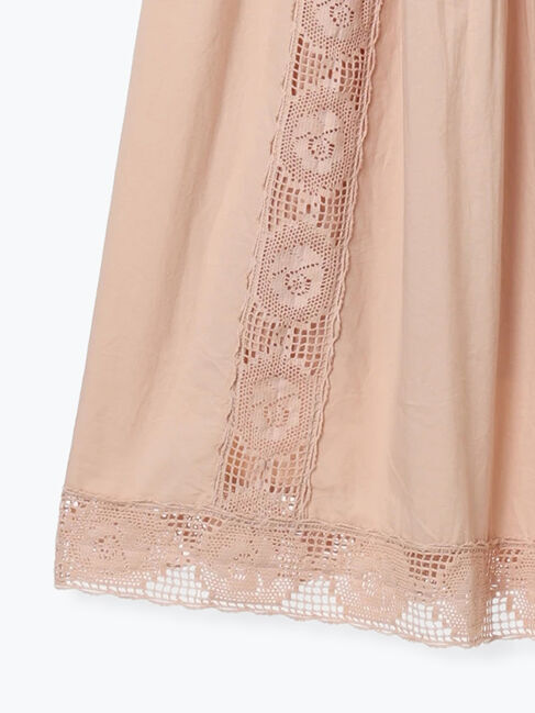 Samansa Mos2「ローズ柄レースギャザースカート」|スカート|