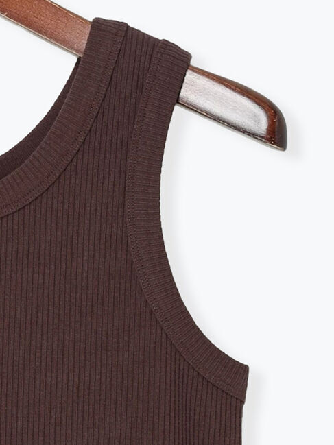 Samansa Mos2「前後2WAYヘンリーテレコタンクトップ」|Tシャツ・カットソー|