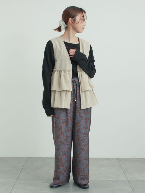 Samansa Mos2「ガーゼ天竺ゆるカットソー」|Tシャツ・カットソー|