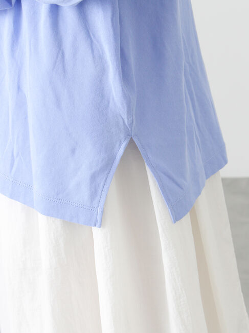 Samansa Mos2「ガーゼ天竺ゆるカットソー」|Tシャツ・カットソー|