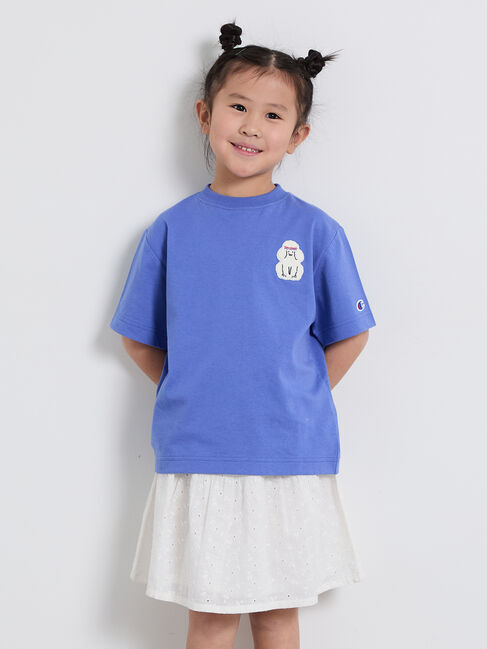 Samansa Mos2 Lagom「【Champion】さがら刺繍Tシャツ」|Tシャツ・カットソー|