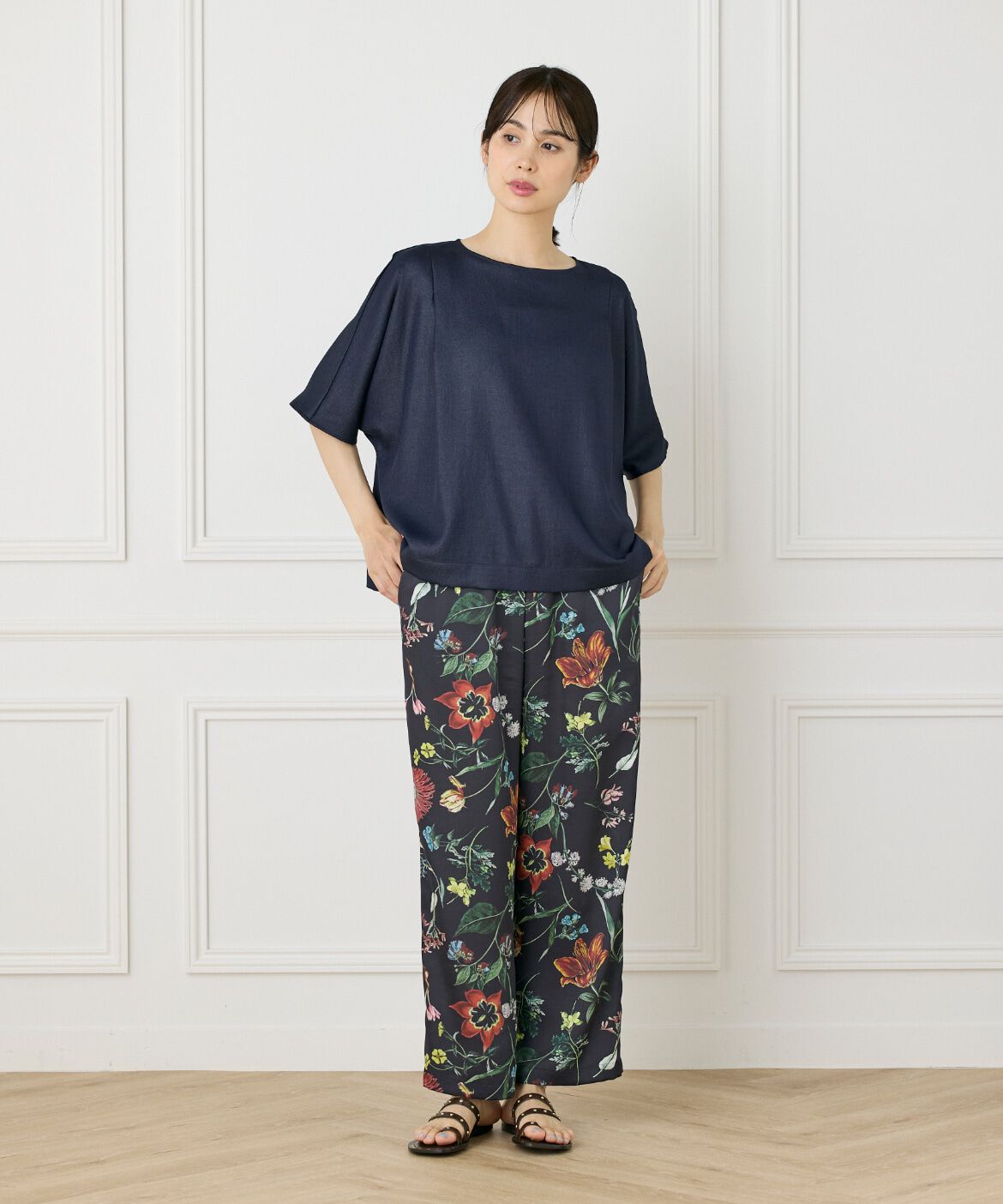 7-IDconcept.「《大きいサイズ》ドルマンタックブラウス」|シャツ・ブラウス|