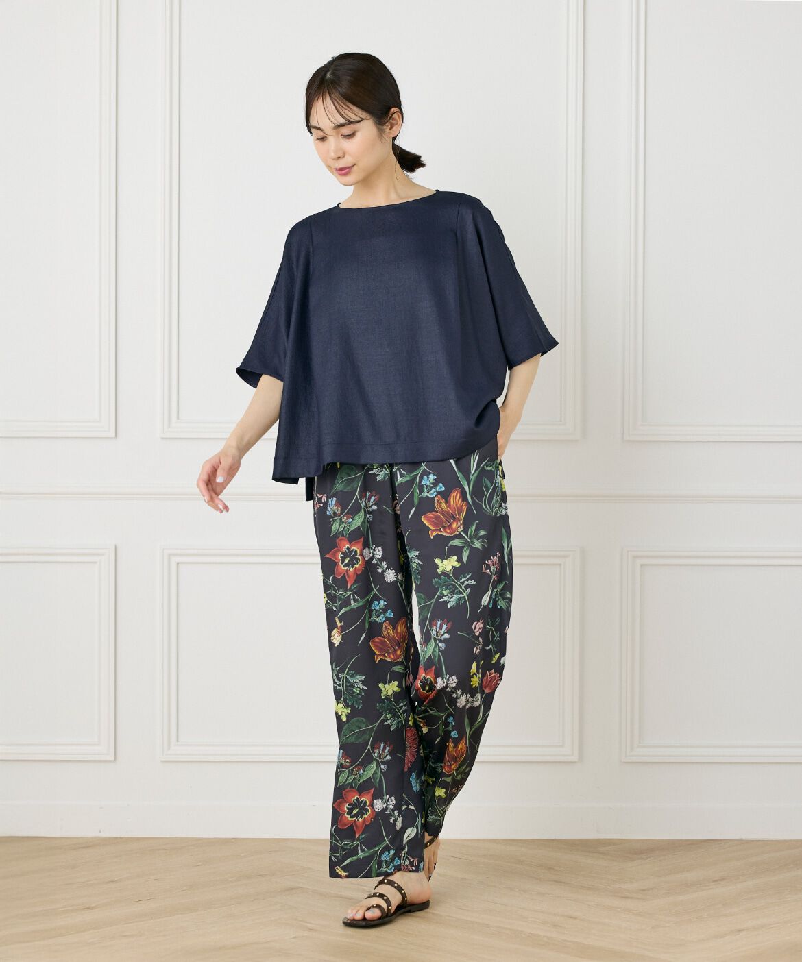 7-IDconcept.「《大きいサイズ》ドルマンタックブラウス」|シャツ・ブラウス|