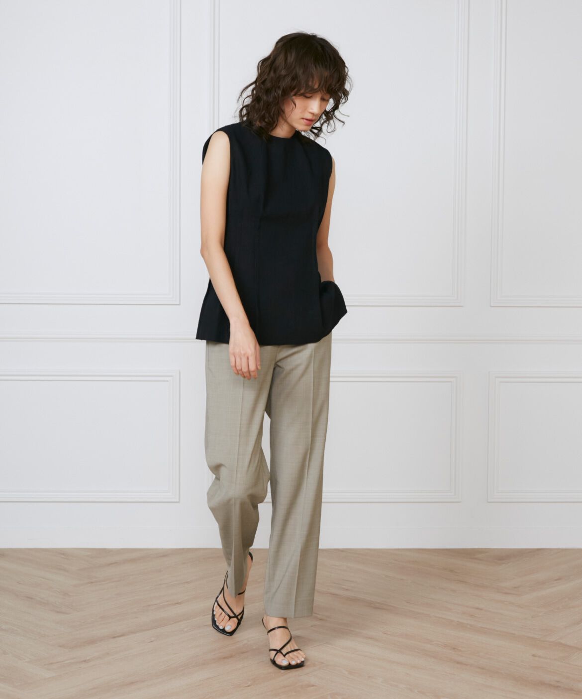 INED「ウエストピンタックブラウス　《la veille by SUPERIOR CLOSET》」|シャツ・ブラウス|