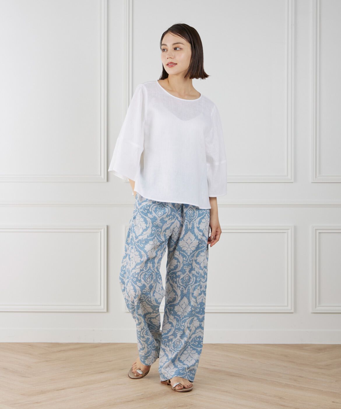 7-IDconcept.「《大きいサイズ》ボリュームスリーブプルオーバー」|シャツ・ブラウス|