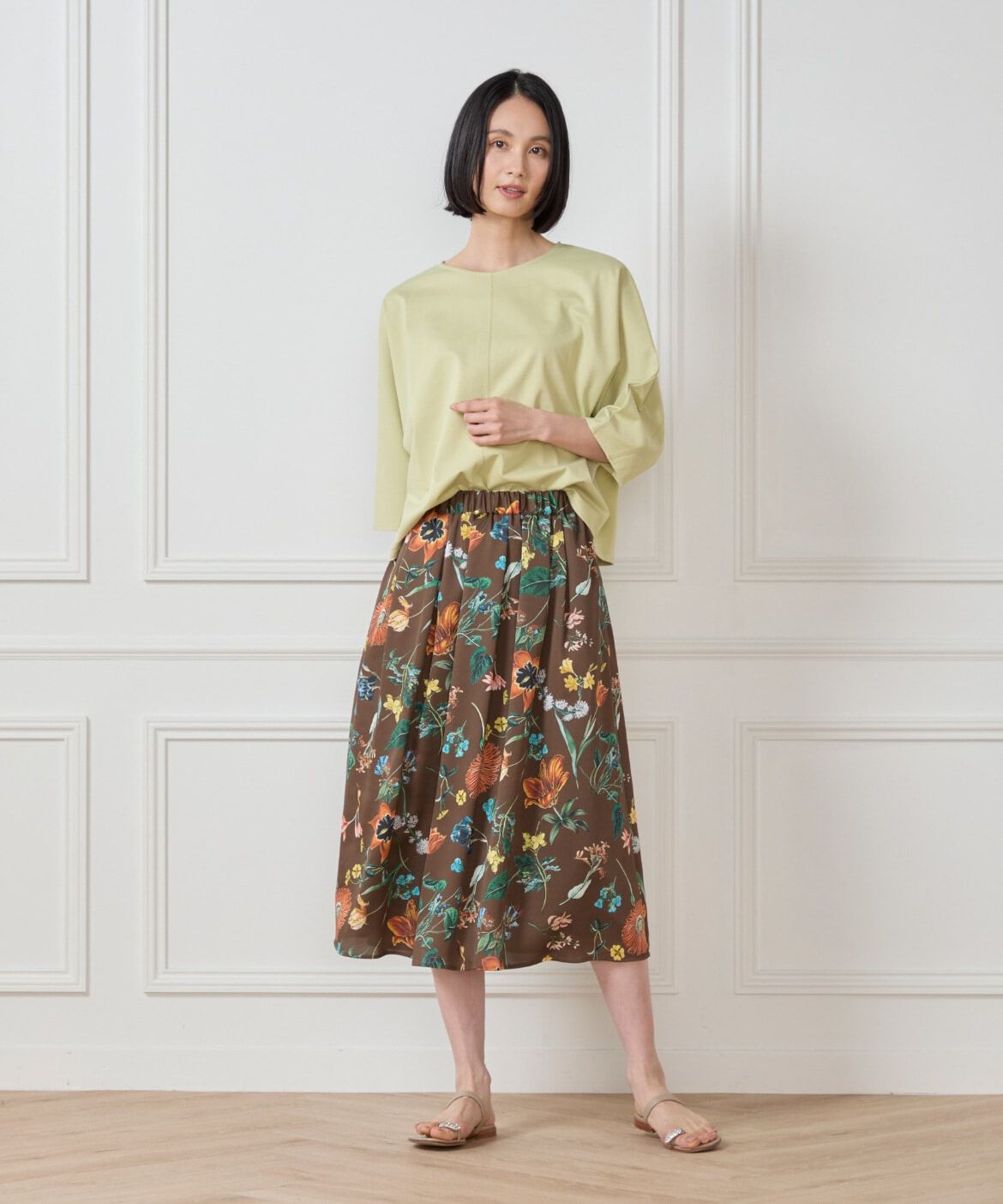 7-IDconcept.「《大きいサイズ》バックジップドルマンプルオーバー」|Tシャツ・カットソー|