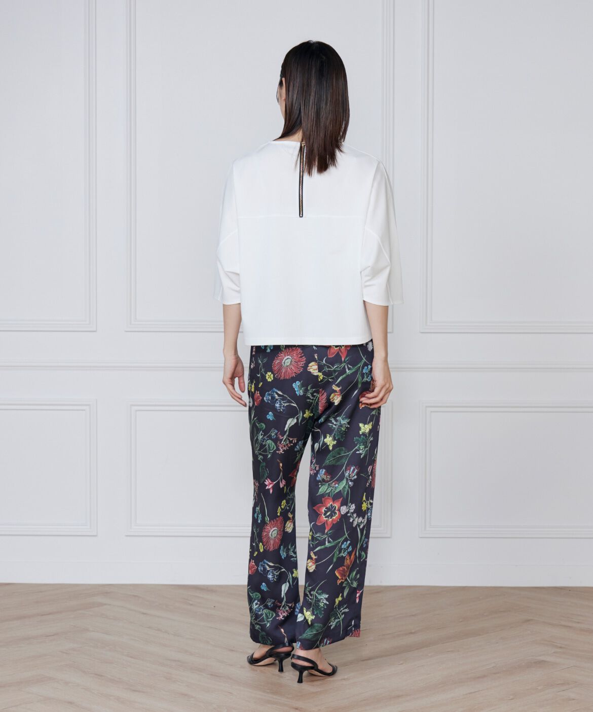 7-IDconcept.「《大きいサイズ》バックジップドルマンプルオーバー」|Tシャツ・カットソー|