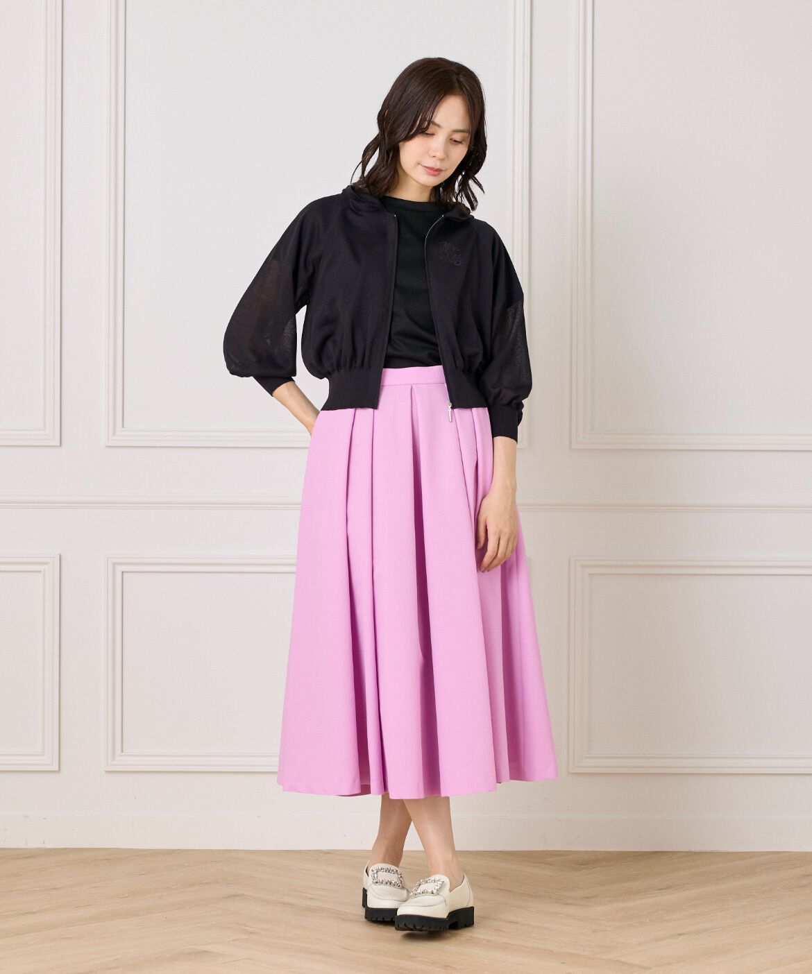 Maglie le cassetto「《大きいサイズ》LOVERコンパクトTシャツ」|Tシャツ・カットソー|