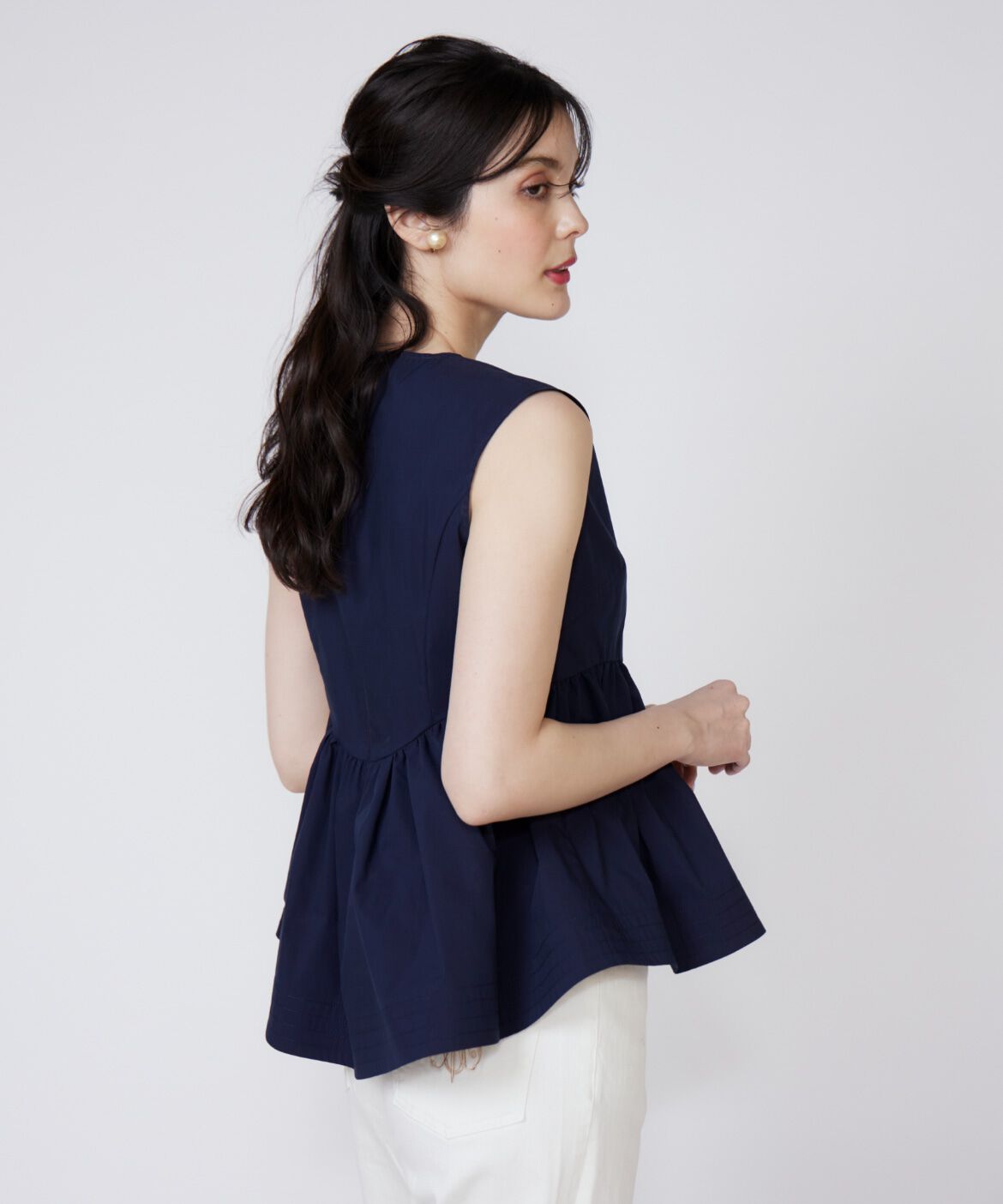 Maglie le cassetto「ペプラムブラウス」|シャツ・ブラウス|