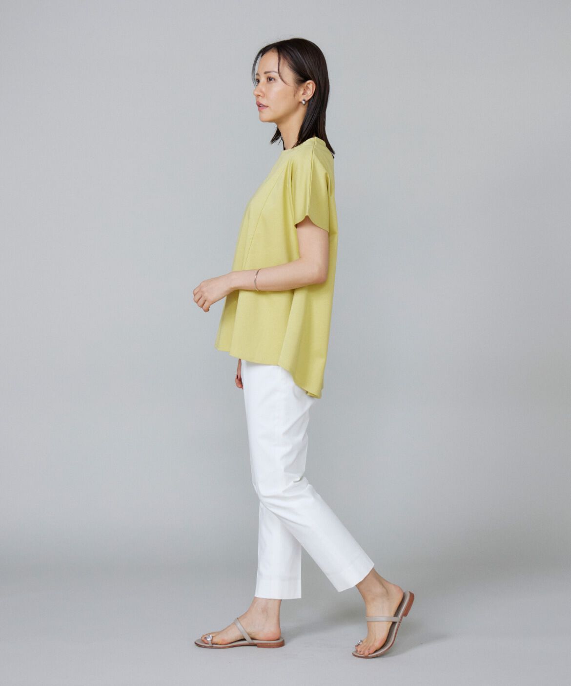 7-IDconcept.「《大きいサイズ》サイドフレアーカットプルオーバー」|Tシャツ・カットソー|