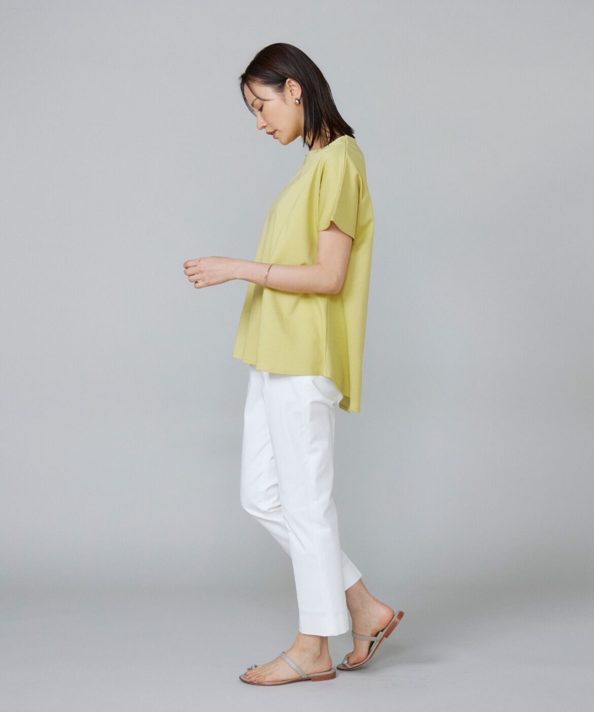 7-IDconcept.「《大きいサイズ》サイドフレアーカットプルオーバー」|Tシャツ・カットソー|