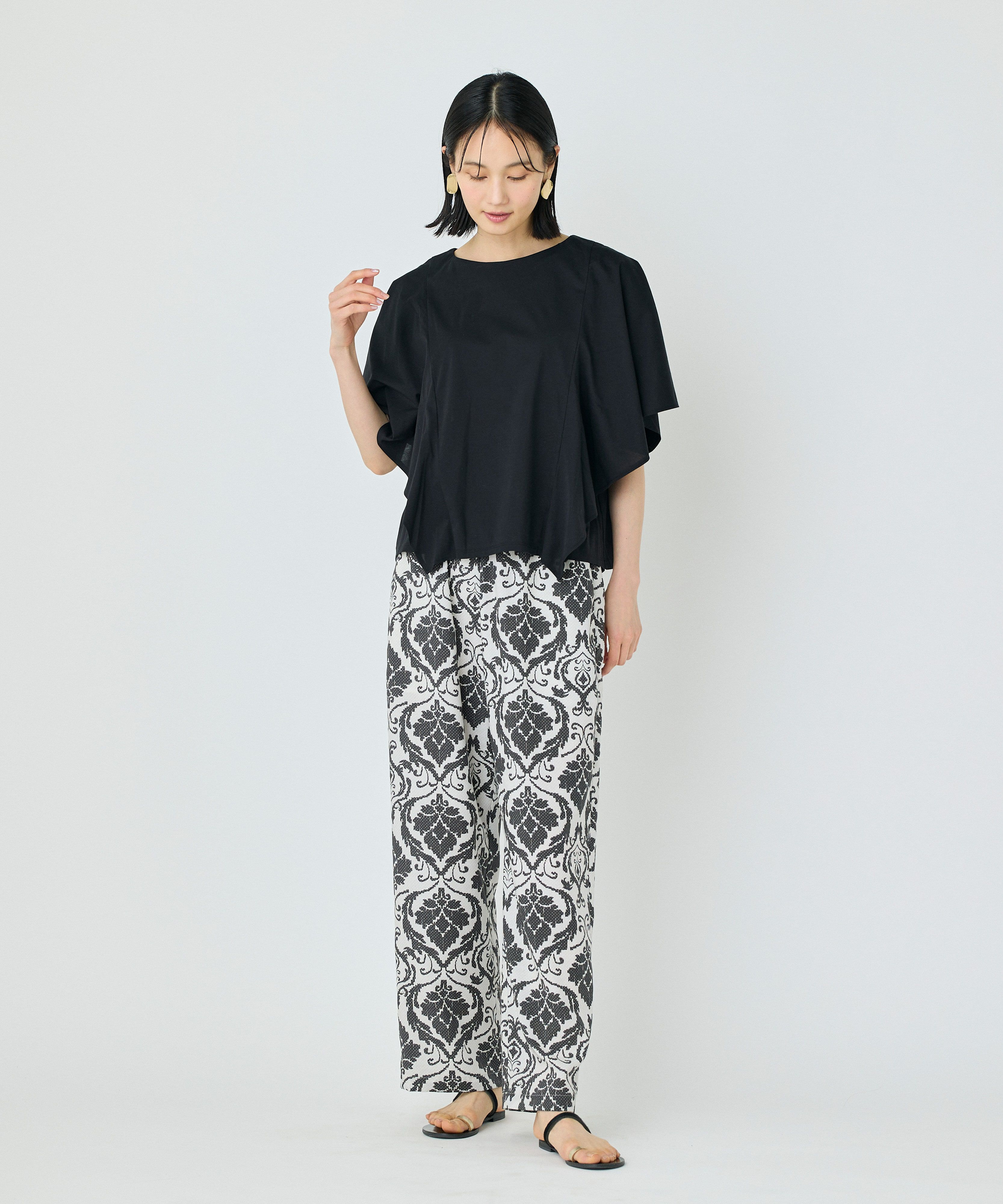 7-IDconcept.「《大きいサイズ》フレアースリーブカットプルオーバー」|Tシャツ・カットソー|