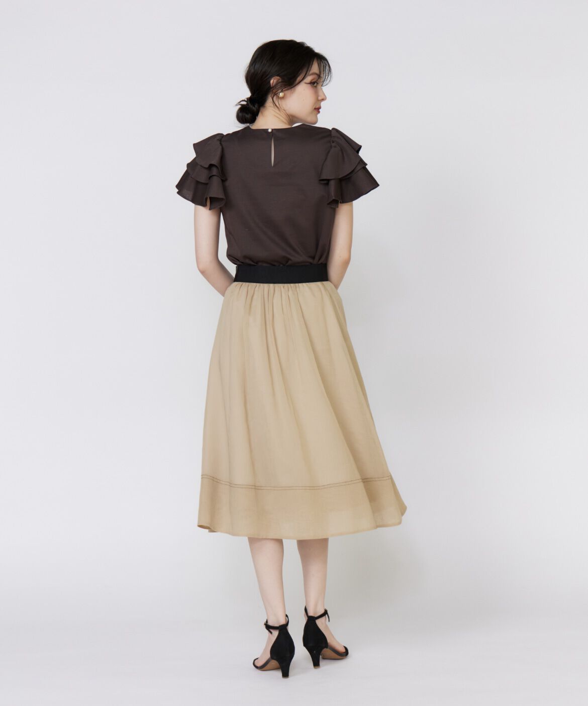 Maglie le cassetto「ボリュームフリルカットソー」|Tシャツ・カットソー|