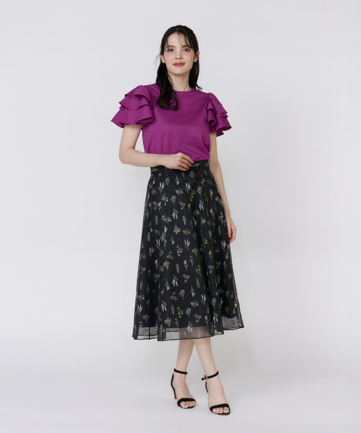 Maglie le cassetto「ボリュームフリルカットソー」|Tシャツ・カットソー|