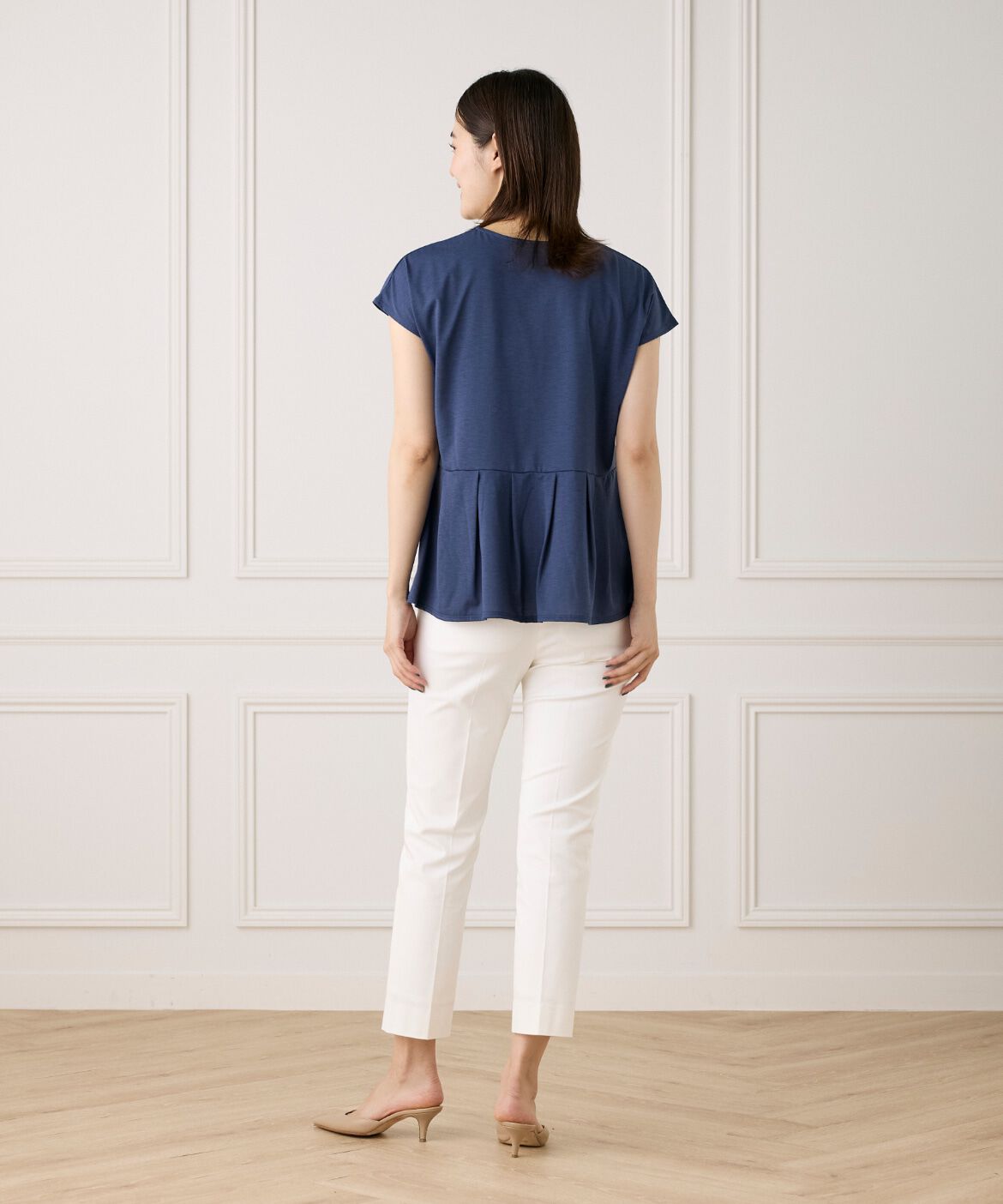 7-IDconcept.「《大きいサイズ》タックヘムカットプルオーバー」|Tシャツ・カットソー|