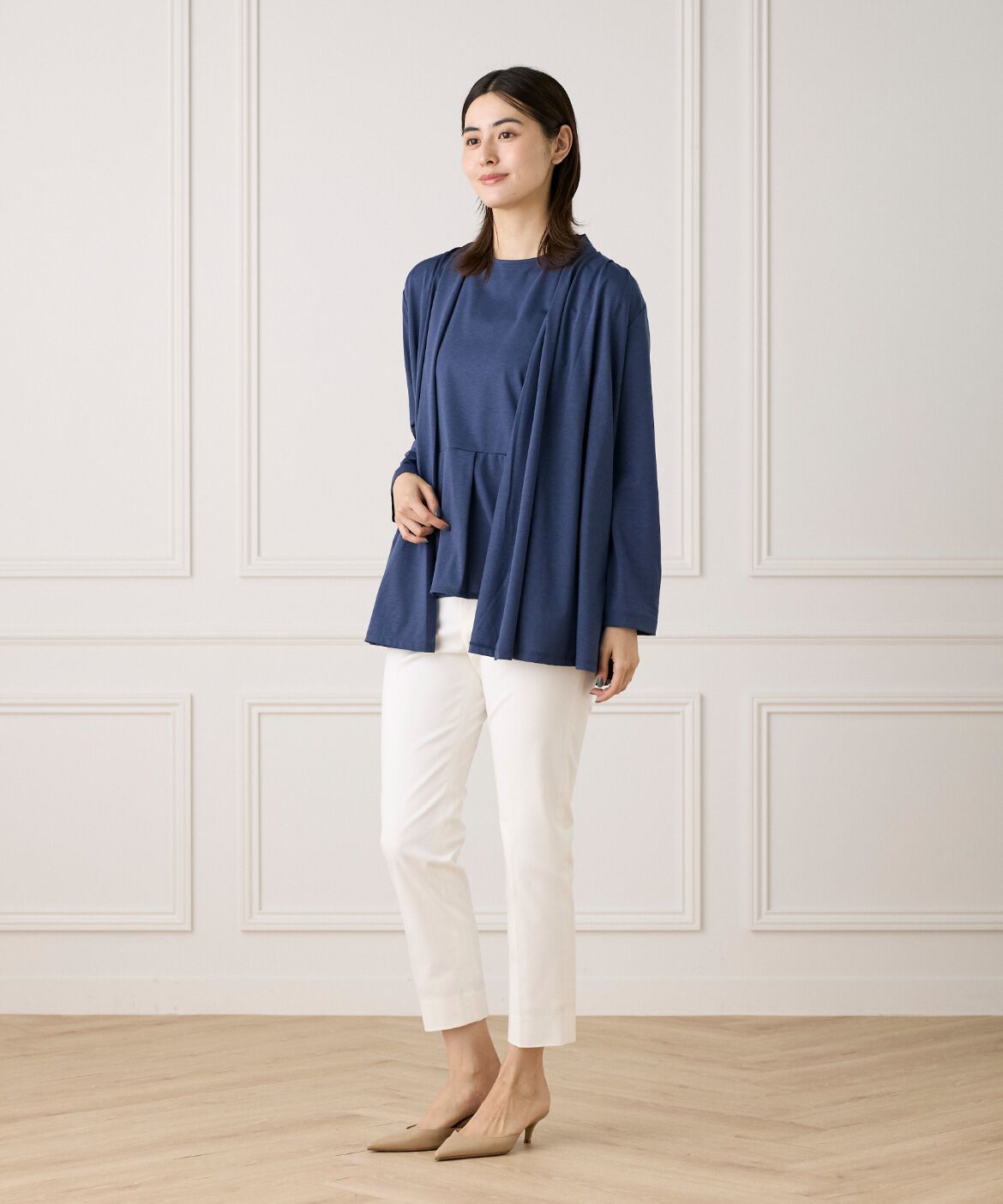 7-IDconcept.「《大きいサイズ》タックヘムカットプルオーバー」|Tシャツ・カットソー|