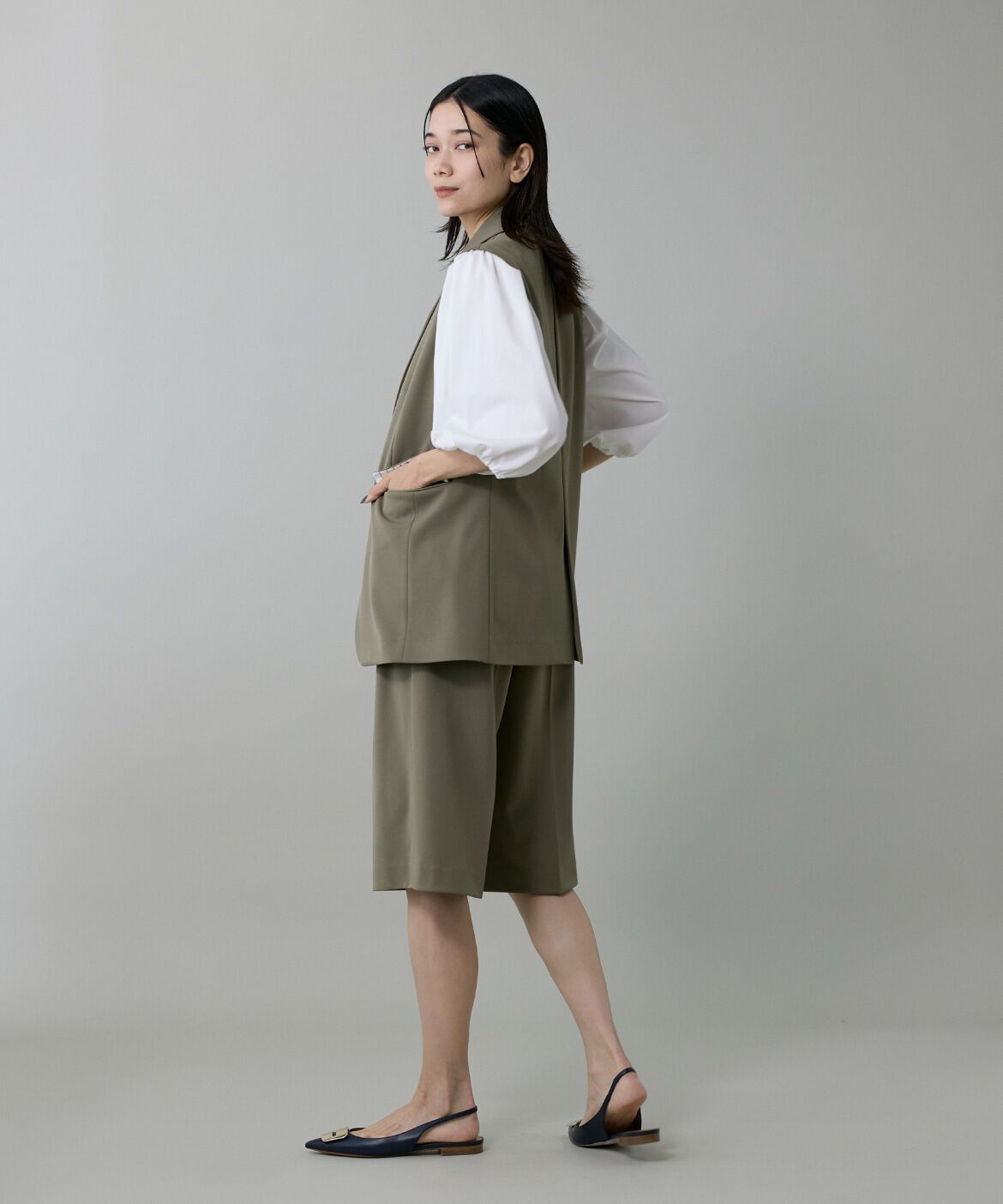 INED「パフスリーブカットソー」|Tシャツ・カットソー|