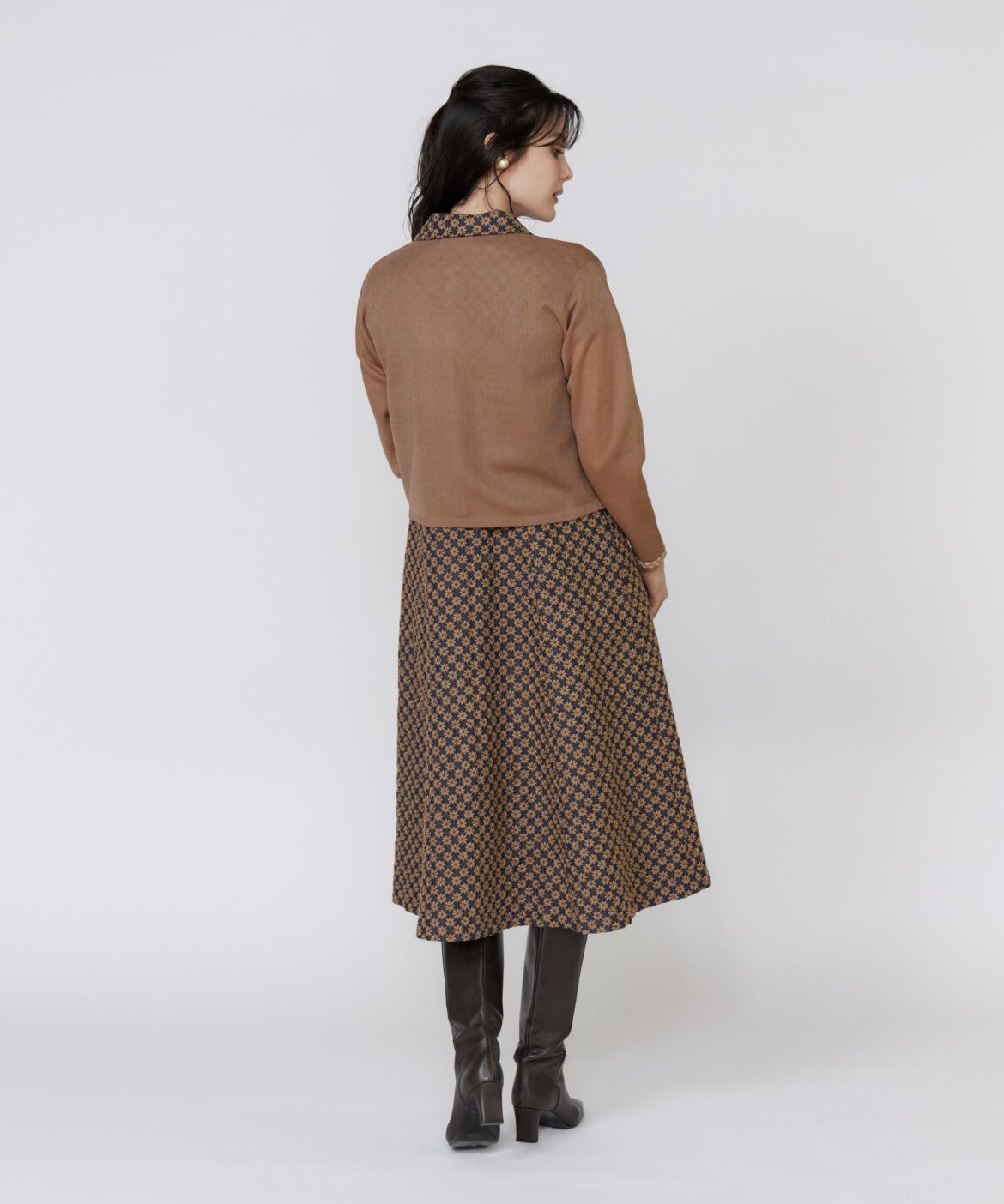 Maglie le cassetto「《大きいサイズ》ブレード付きシアーカーディガン」|カーディガン|