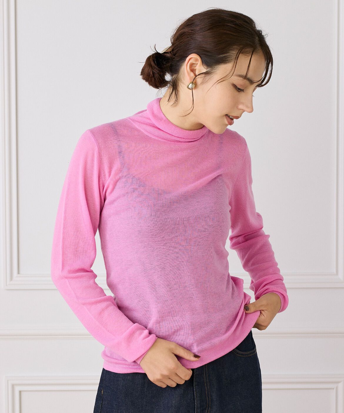 DAY by DAY it&rsquo;s international「ハイネックニットプルオーバー《Melty air wool》」|ニット・セーター|