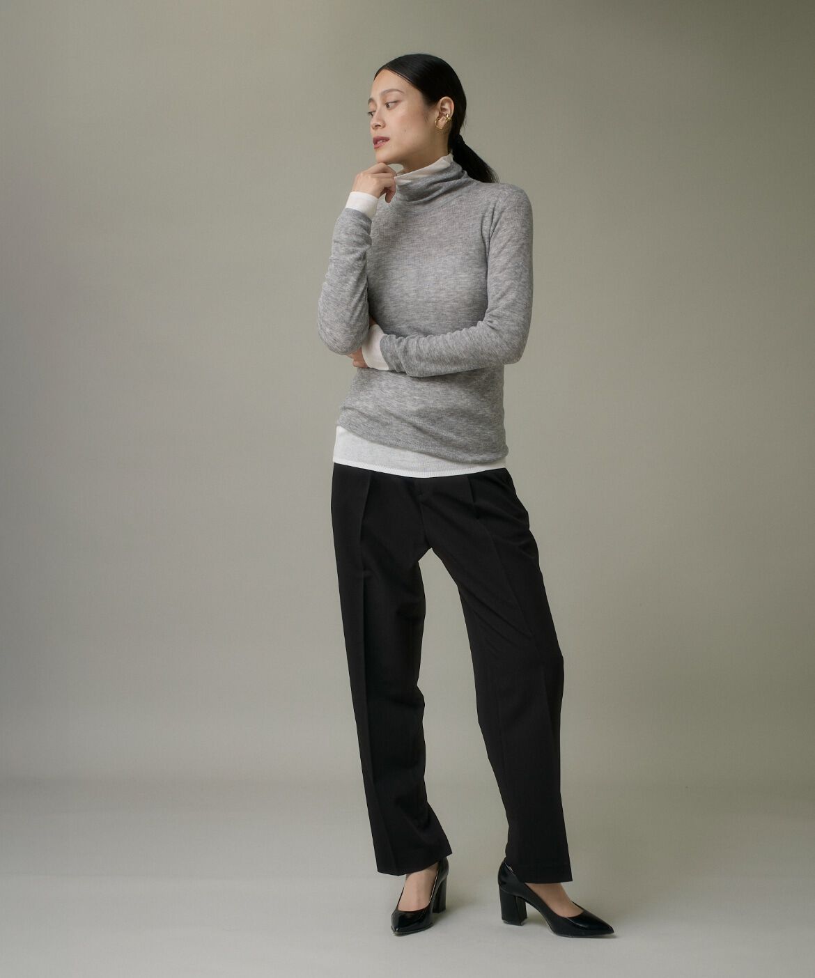 DAY by DAY it&rsquo;s international「ハイネックニットプルオーバー《Melty air wool》」|ニット・セーター|