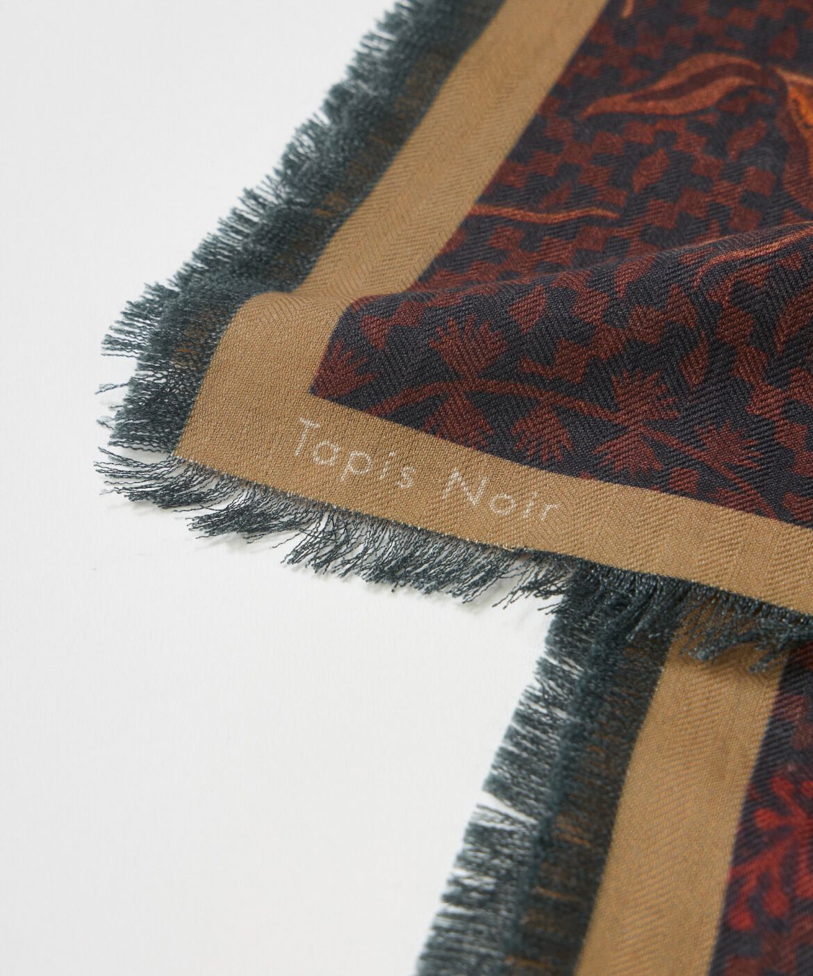 FAVORITE SUKINAMONO「Large Demi Scarf 大判スカーフ《Tapis Noir》」|ストール|