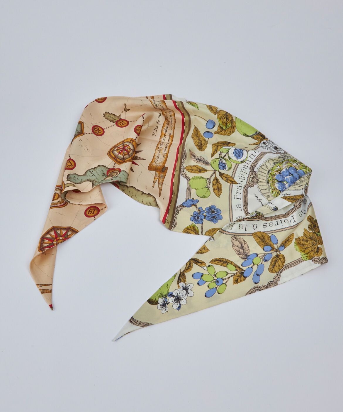 FAVORITE SUKINAMONO「ダイヤ型スカーフ　アンティークレシピ《manipuri》」|ストール|