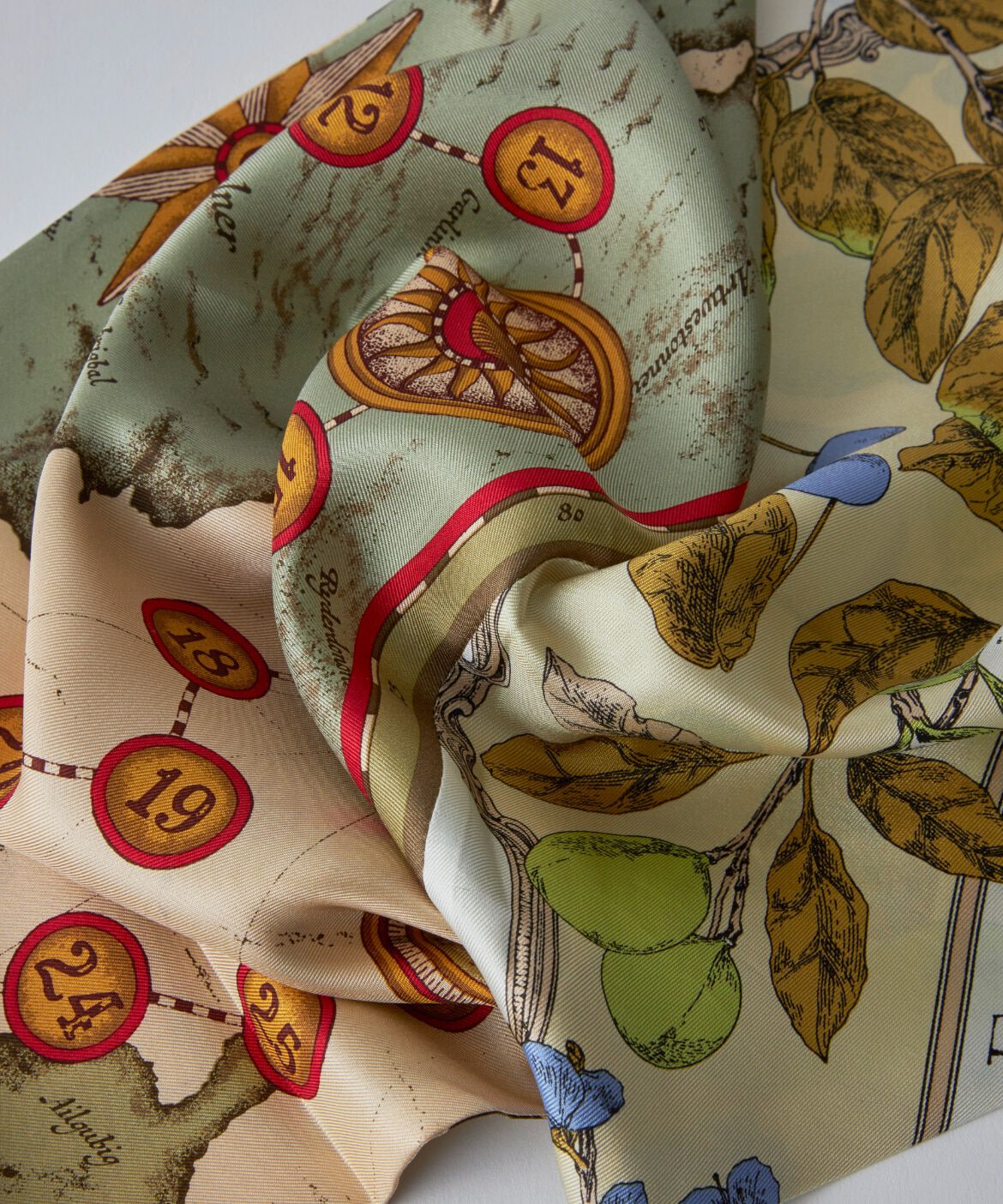 FAVORITE SUKINAMONO「ダイヤ型スカーフ　アンティークレシピ《manipuri》」|ストール|