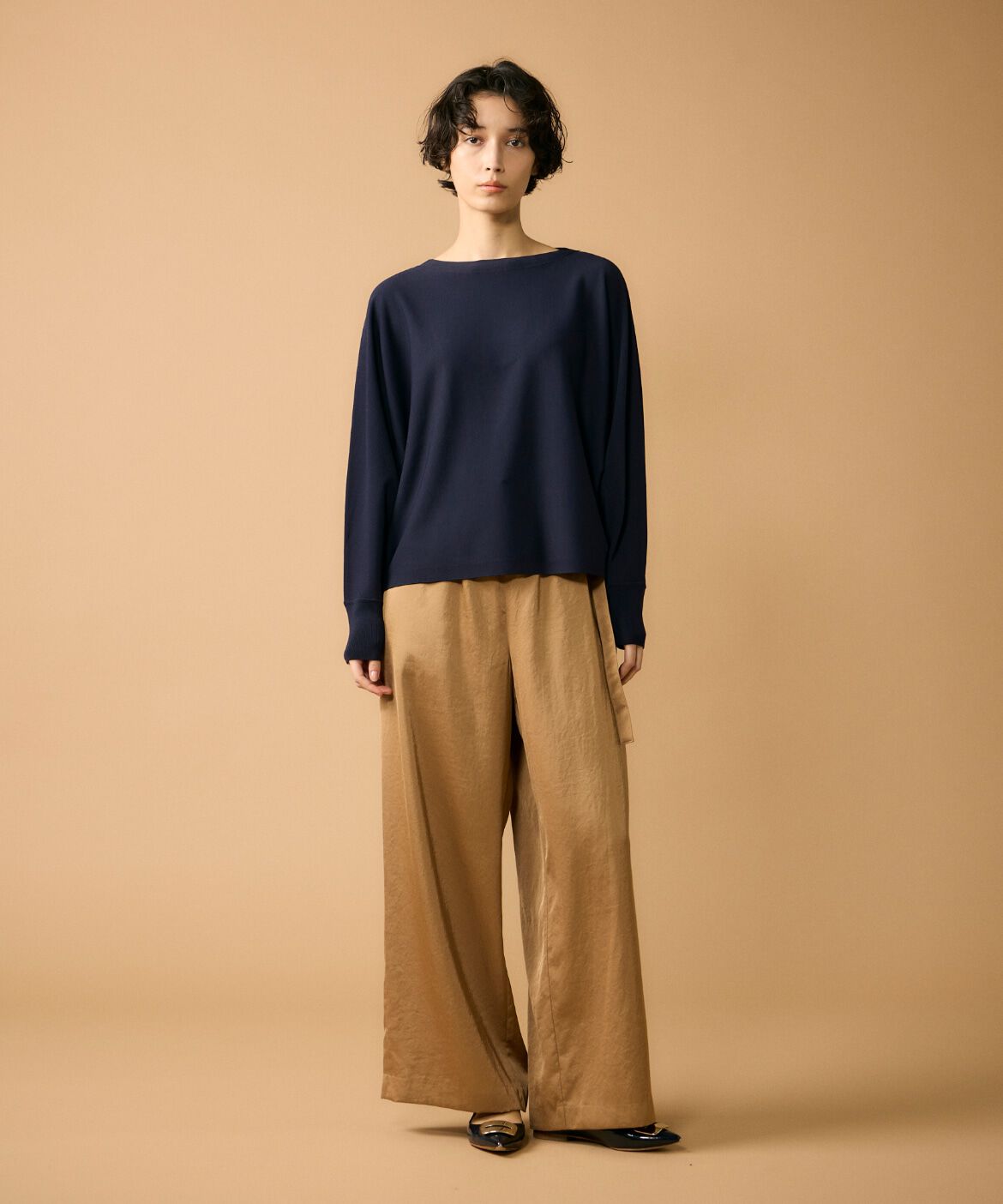 Le Souk「ドルマンスリーブニットプルオーバー」|ニット・セーター|