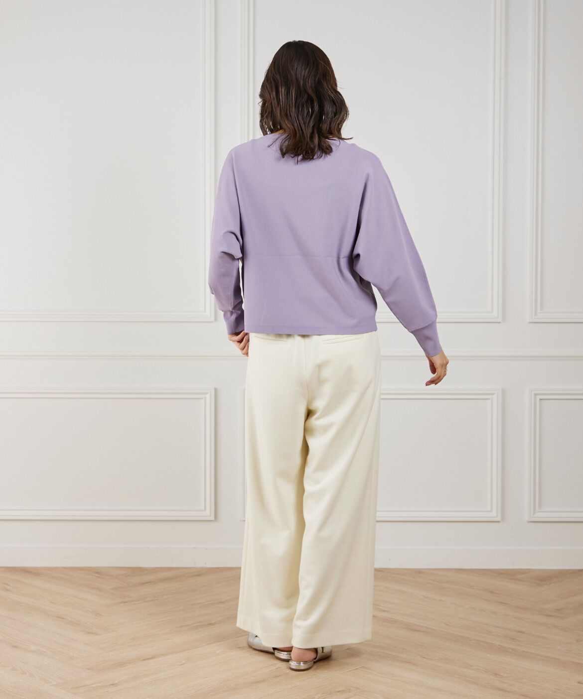 Le Souk「ドルマンスリーブニットプルオーバー」|ニット・セーター|