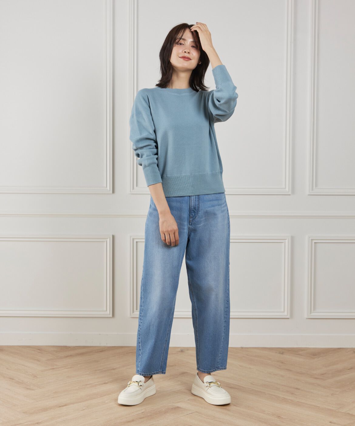 DAY by DAY it&rsquo;s international「クルーネックニットプルオーバー《Melty air organic coton》」|ニット・セーター|