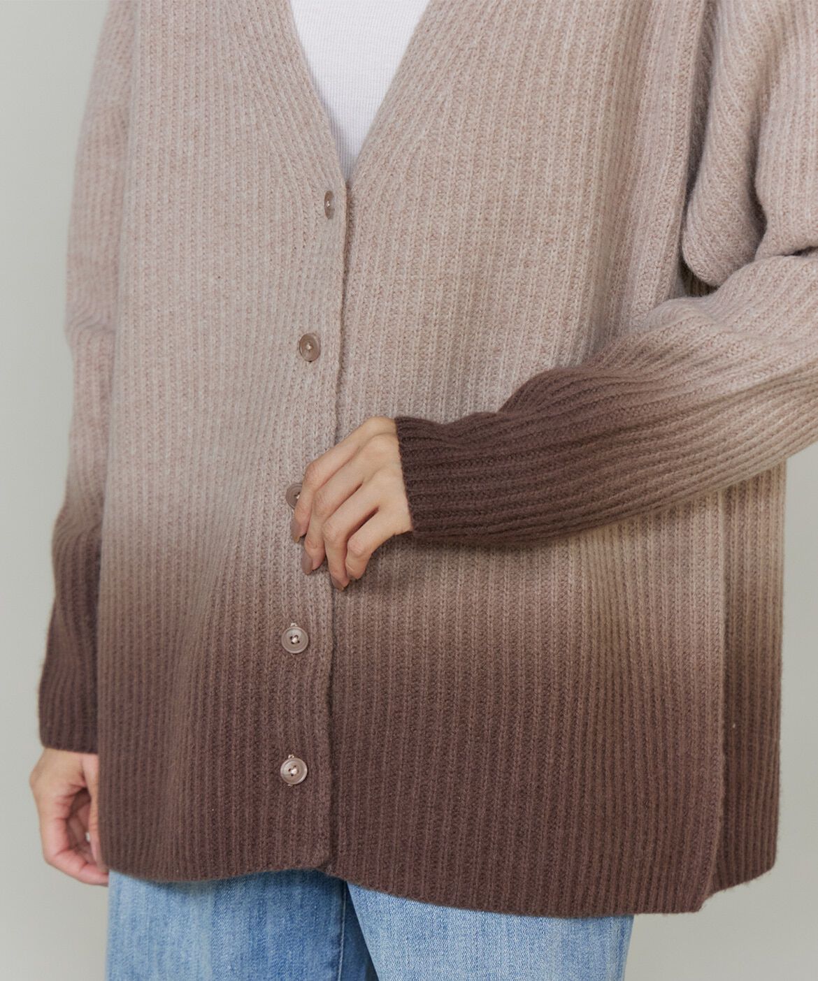 INED「グラデーションカーディガン《YVON》」|カーディガン|