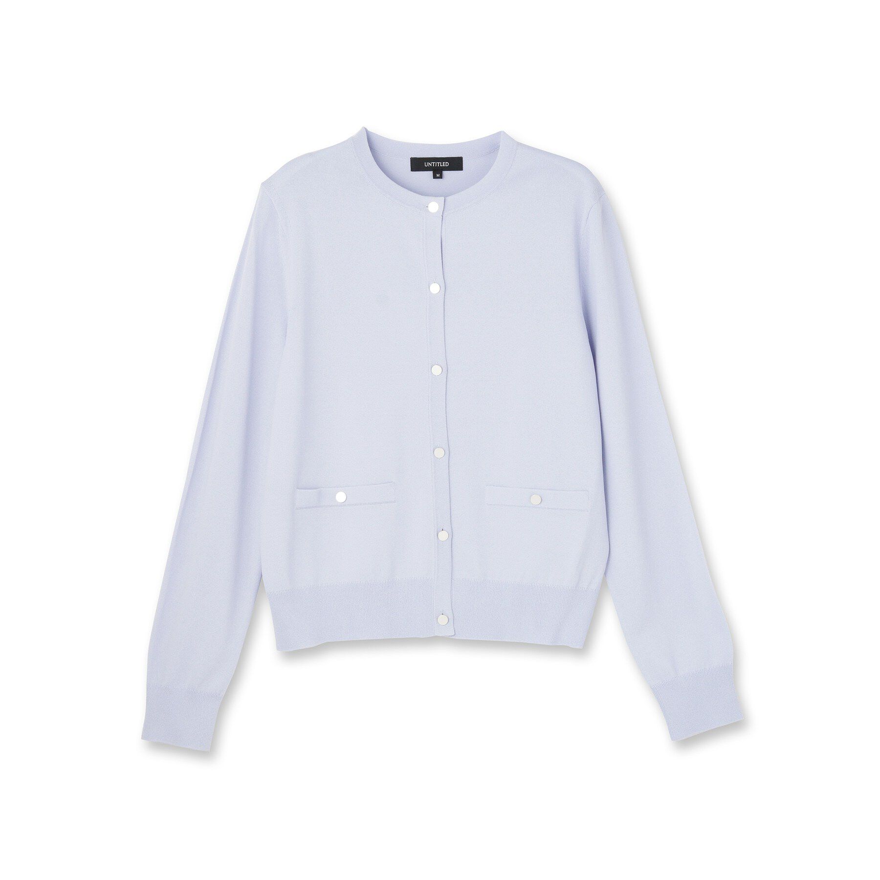 UNTITLED「【アンサンブル可/洗える】クルーネックニットカーディガン」|カーディガン|