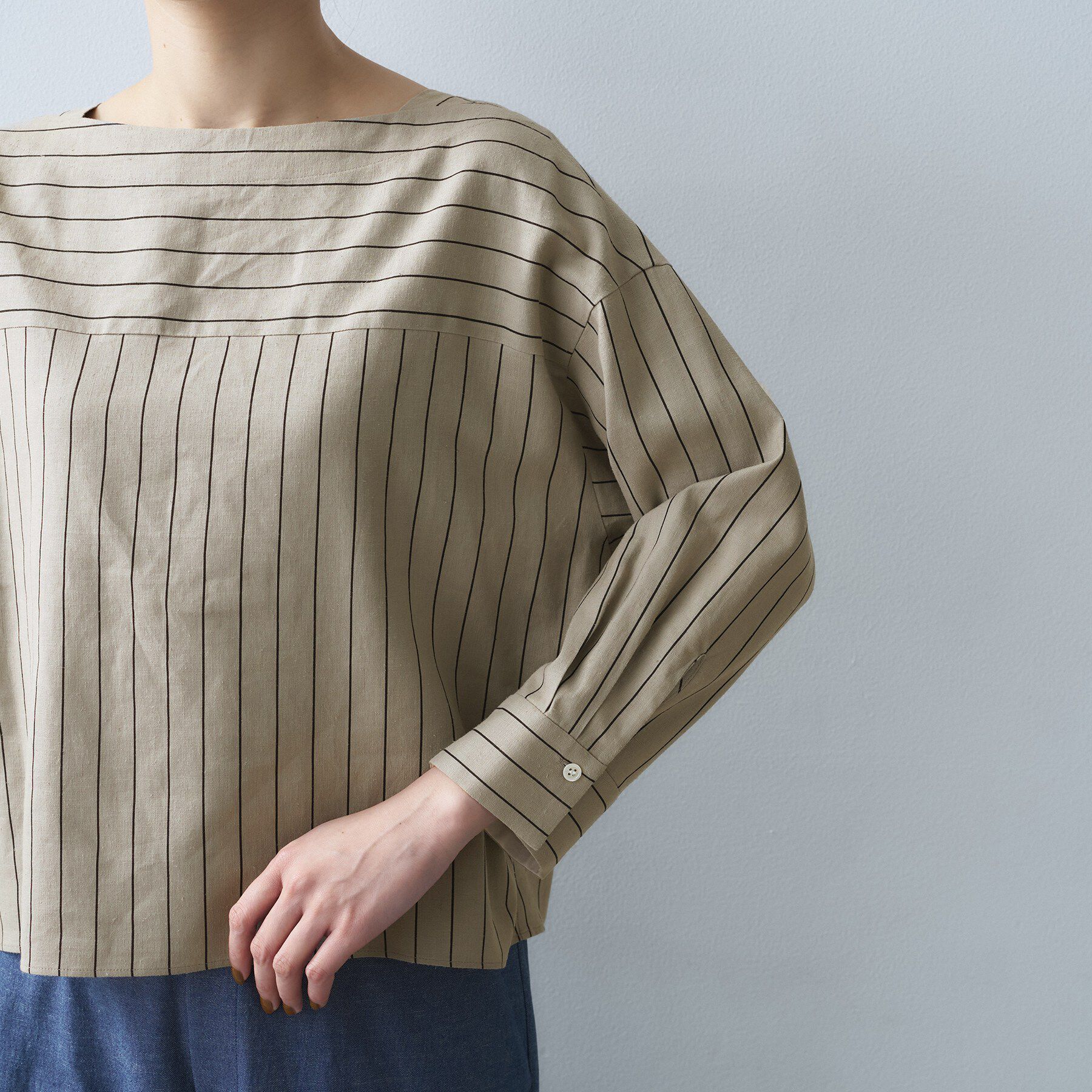 UNTITLED「ボートネックブラウス」|シャツ・ブラウス|