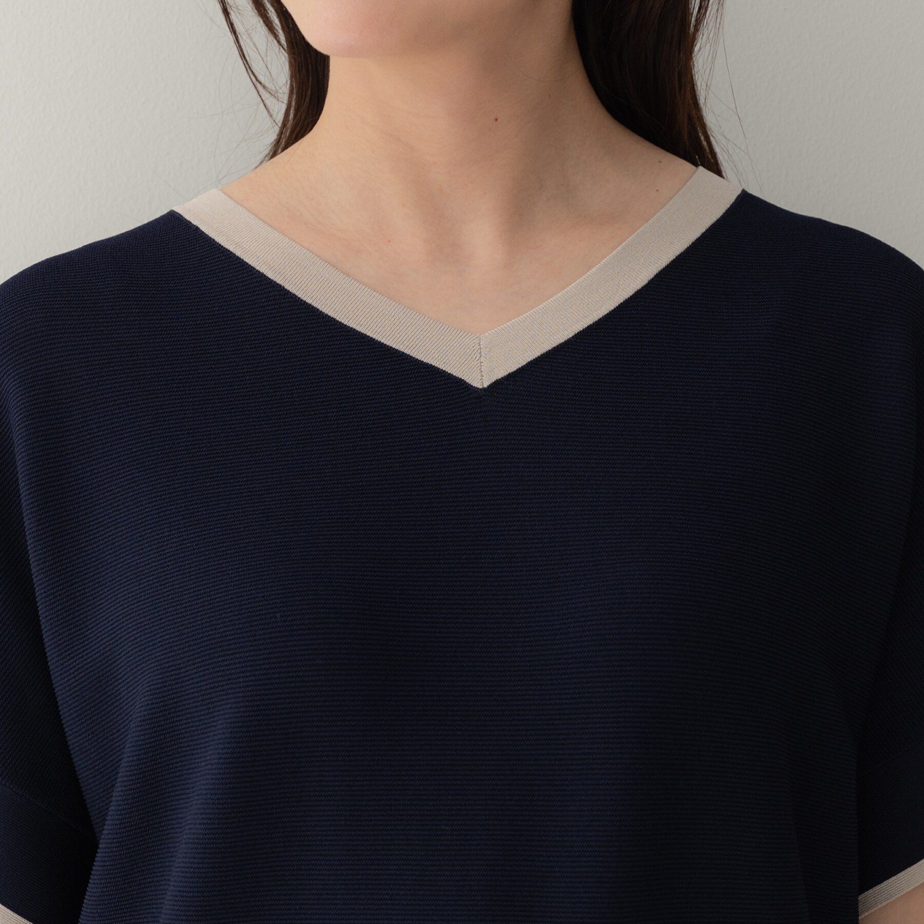 UNTITLED「前後2WAYフレンチスリーブニット」|ニット・セーター|