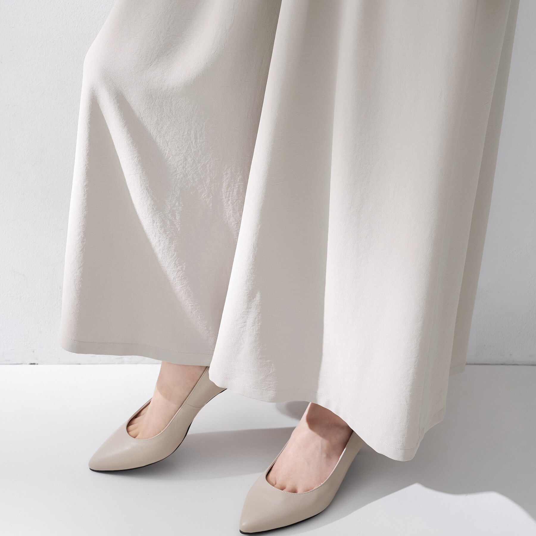 UNTITLED「【夏の名品セットアップが今年も登場！/はっ水/遮熱】リラクミスト ガウチョパンツ」|その他|