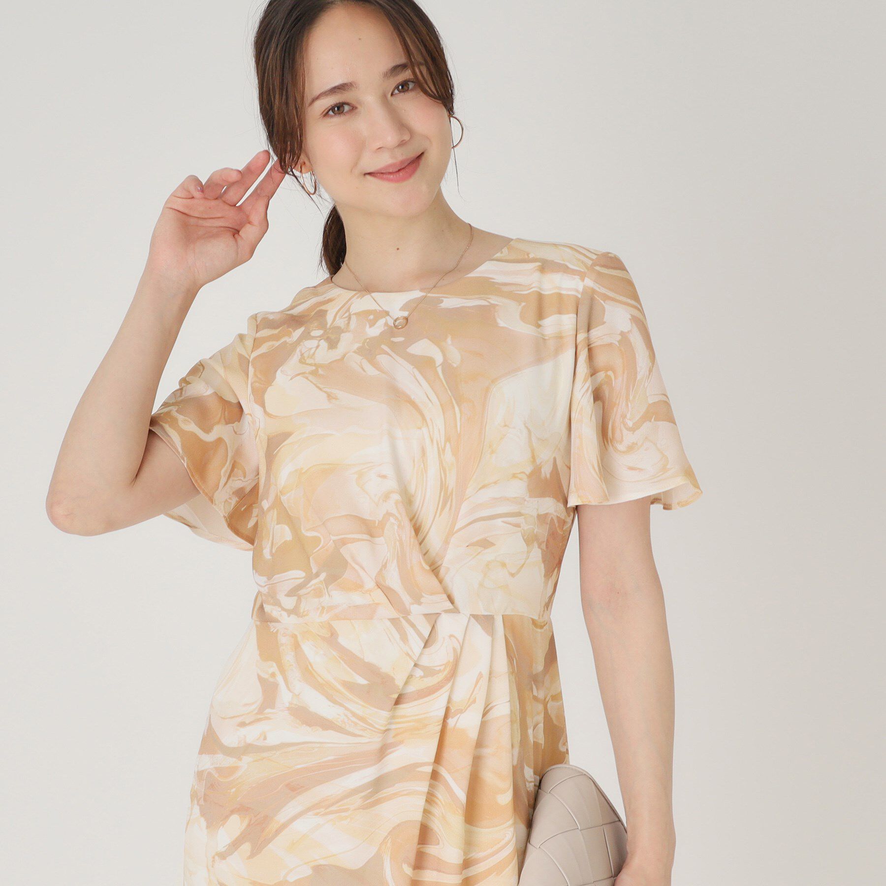 COUP DE CHANCE「【洗える／日本製】柄ワンピース」|ワンピース|